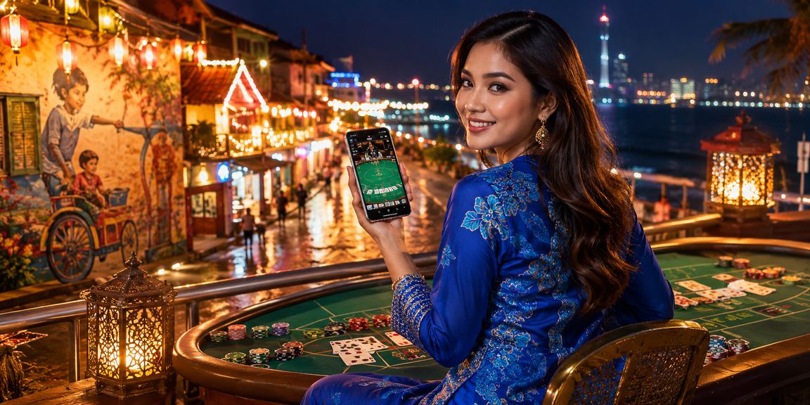 Suasana pertaruhan langsung baccarat di Pulau Pinang dengan paparan odds masa nyata